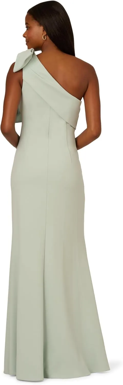 Adrianna Papell Women's Stretch Crepe Long Dress