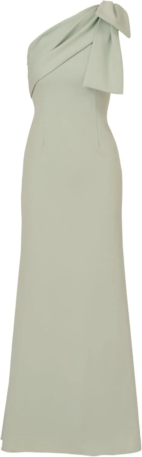 Adrianna Papell Women's Stretch Crepe Long Dress