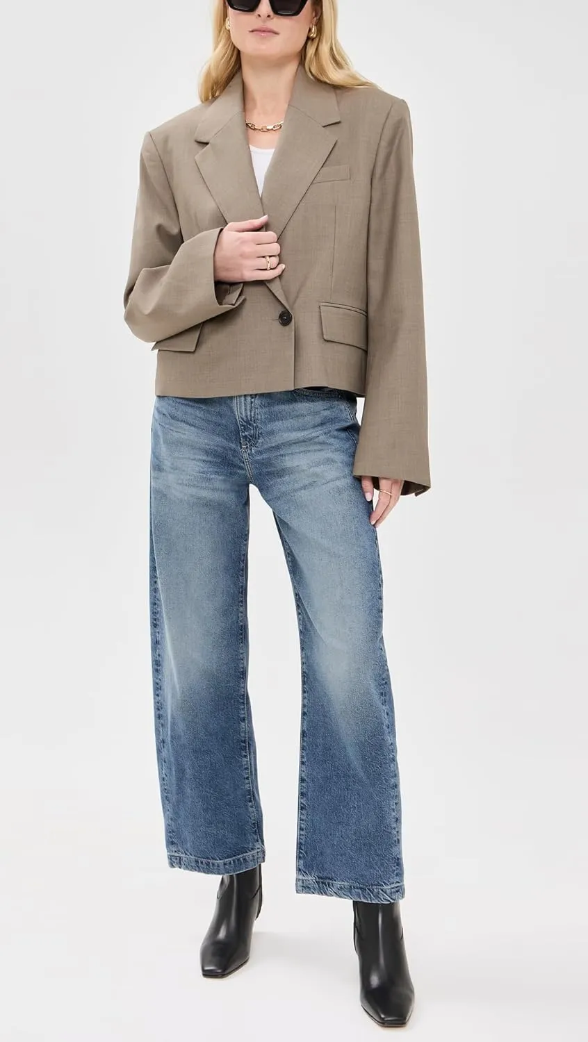 AG Adriano Goldschmied Women's Hattie High Rise Barrel in Bari