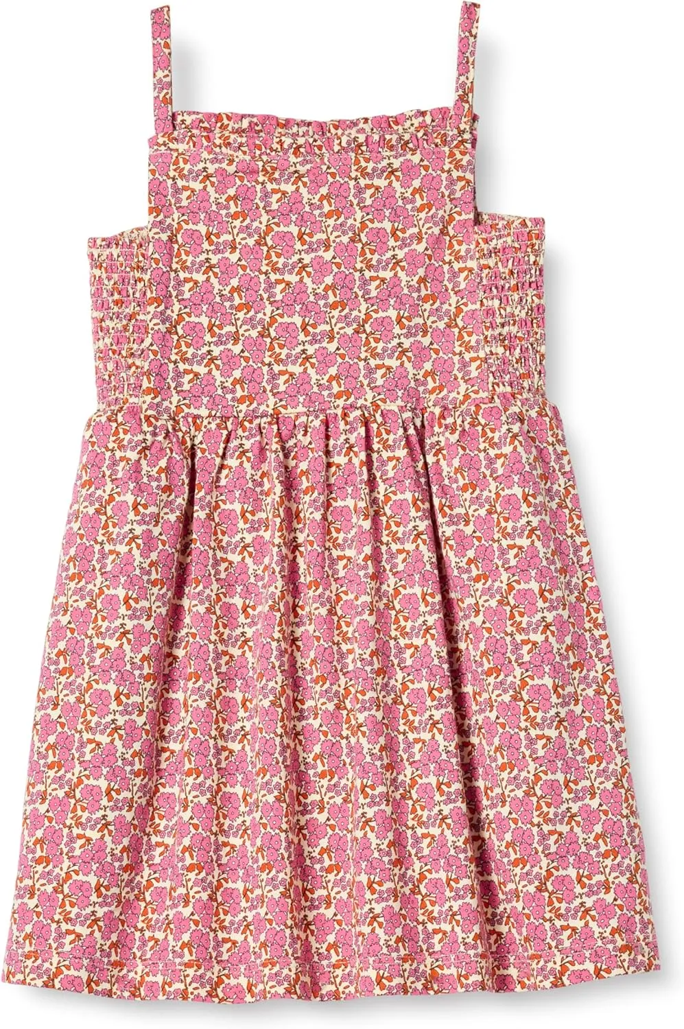 Amazon Essentials Girls and Toddlers' Cotton Strappy Midi Dress