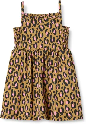 Amazon Essentials Girls and Toddlers' Cotton Strappy Midi Dress
