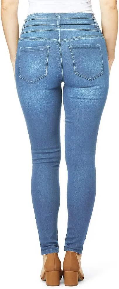 Angels Forever Young Evershape Skinny Jeans For Women - Mid-rise??, Figure Enhancing Stretch Denim