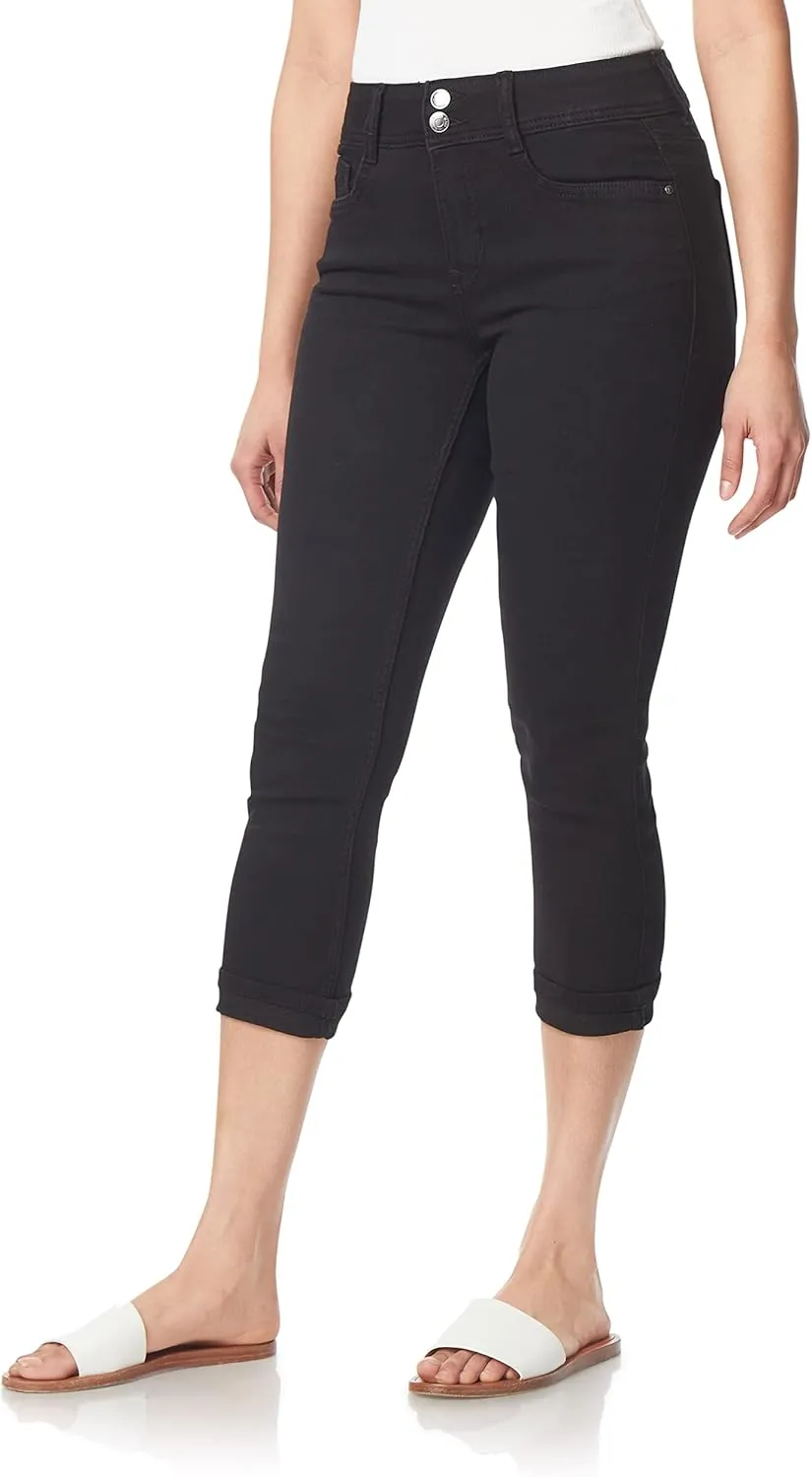 Angels Forever Young Women's Curvy Crop Jeans