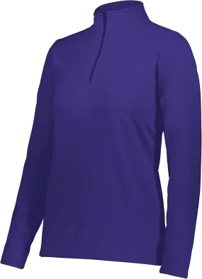 Augusta Sportswear Women's Ladies Micro-lite Fleece 1/4 Zip Pullover