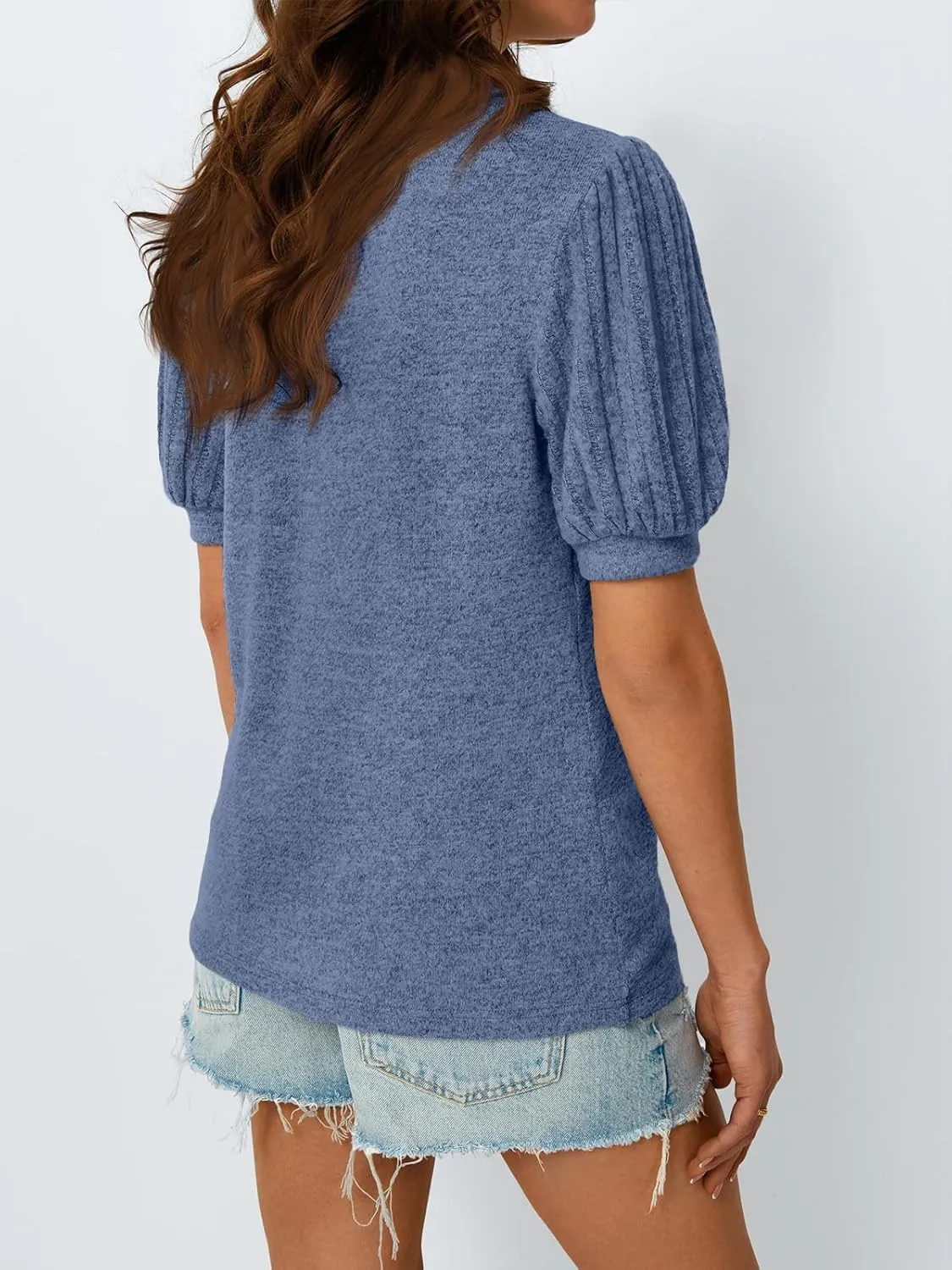 AUTOMET Womens Summer Tops Dressy Casual Blouses Business Short Sleeve Shirt 2025 Cute Trendy Sweater