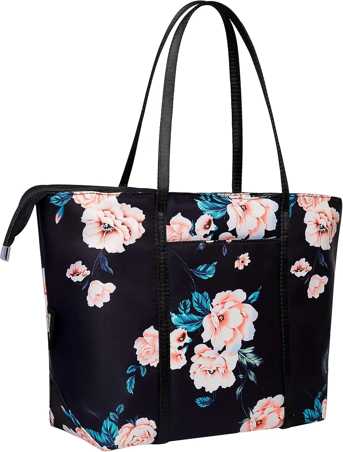 Chrysansmile Large Tote Bag for Women Work Nylon Shoulder Bags Waterproof Beach Bag Flower Womens Purses and Handbags
