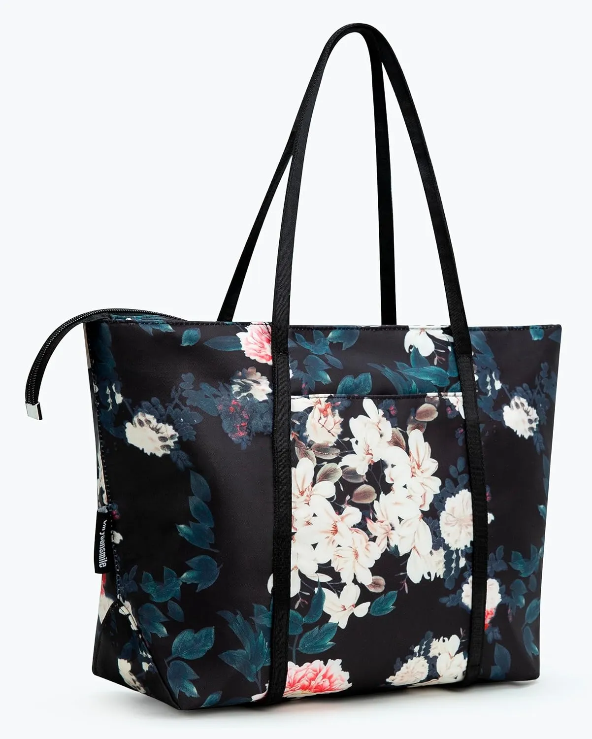 Chrysansmile Large Tote Bag for Women Work Nylon Shoulder Bags Waterproof Beach Bag Flower Womens Purses and Handbags