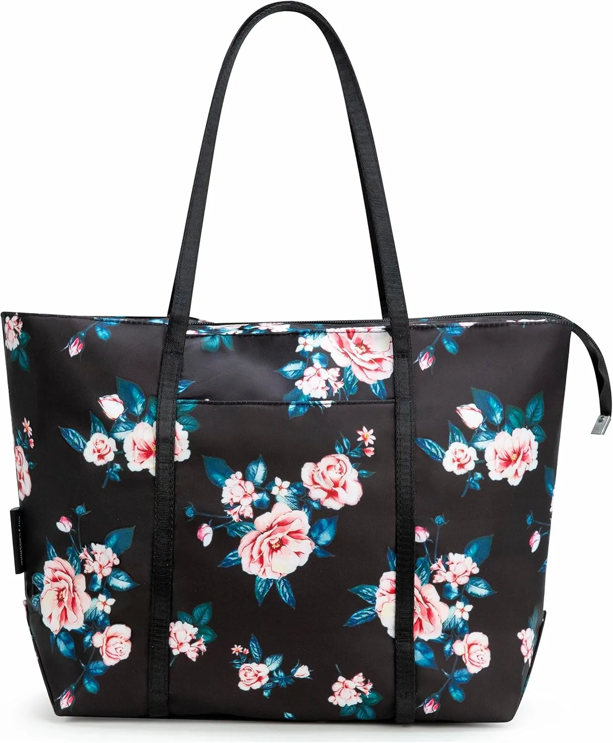 Chrysansmile Large Tote Bag for Women Work Nylon Shoulder Bags Waterproof Beach Bag Flower Womens Purses and Handbags