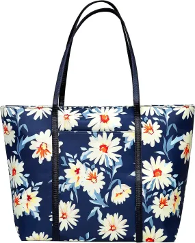 Chrysansmile Large Tote Bag for Women Work Nylon Shoulder Bags Waterproof Beach Bag Flower Womens Purses and Handbags