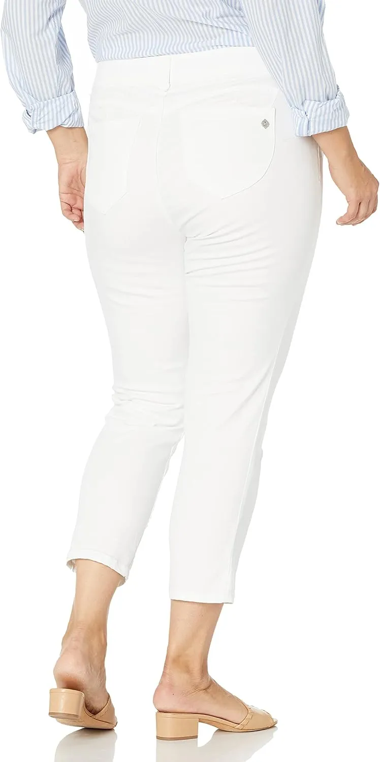 Democracy Women's Plus Size Ab Solution Crop
