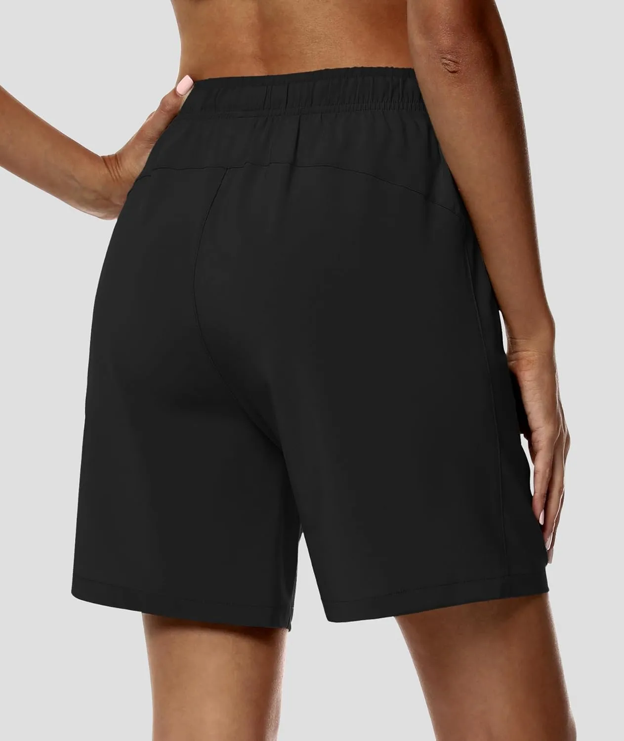 DIBAOLONG Womens 7??Hiking Shorts Quick Dry Lightweight Athletic Gym Running Bermuda Shorts for Women with Pockets