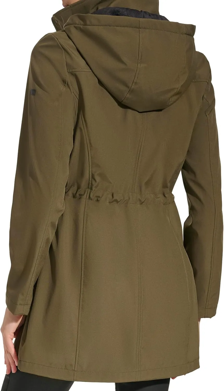 DKNY Women's Softshell Hooded Coat