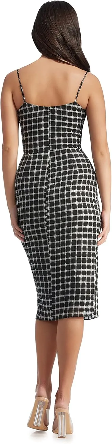 Dress the Population Women's Shaireen Bodycon Midi Dress