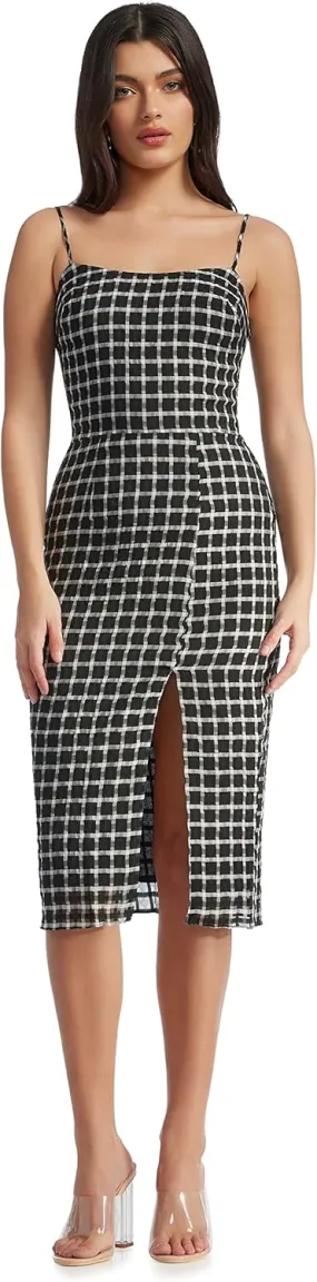 Dress the Population Women's Shaireen Bodycon Midi Dress
