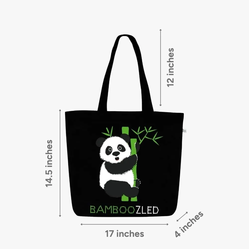 Ecoright Aesthetic Canvas Tote Bag for Women Large Zipper Tote Bags with Pocket, Womens Tote Bag for Yoga, Work, Beach