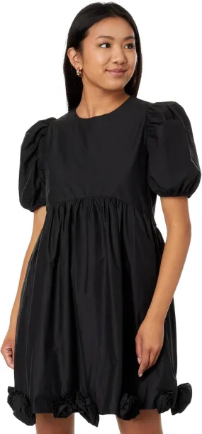 English Factory Poplin Corsage Mini Dress