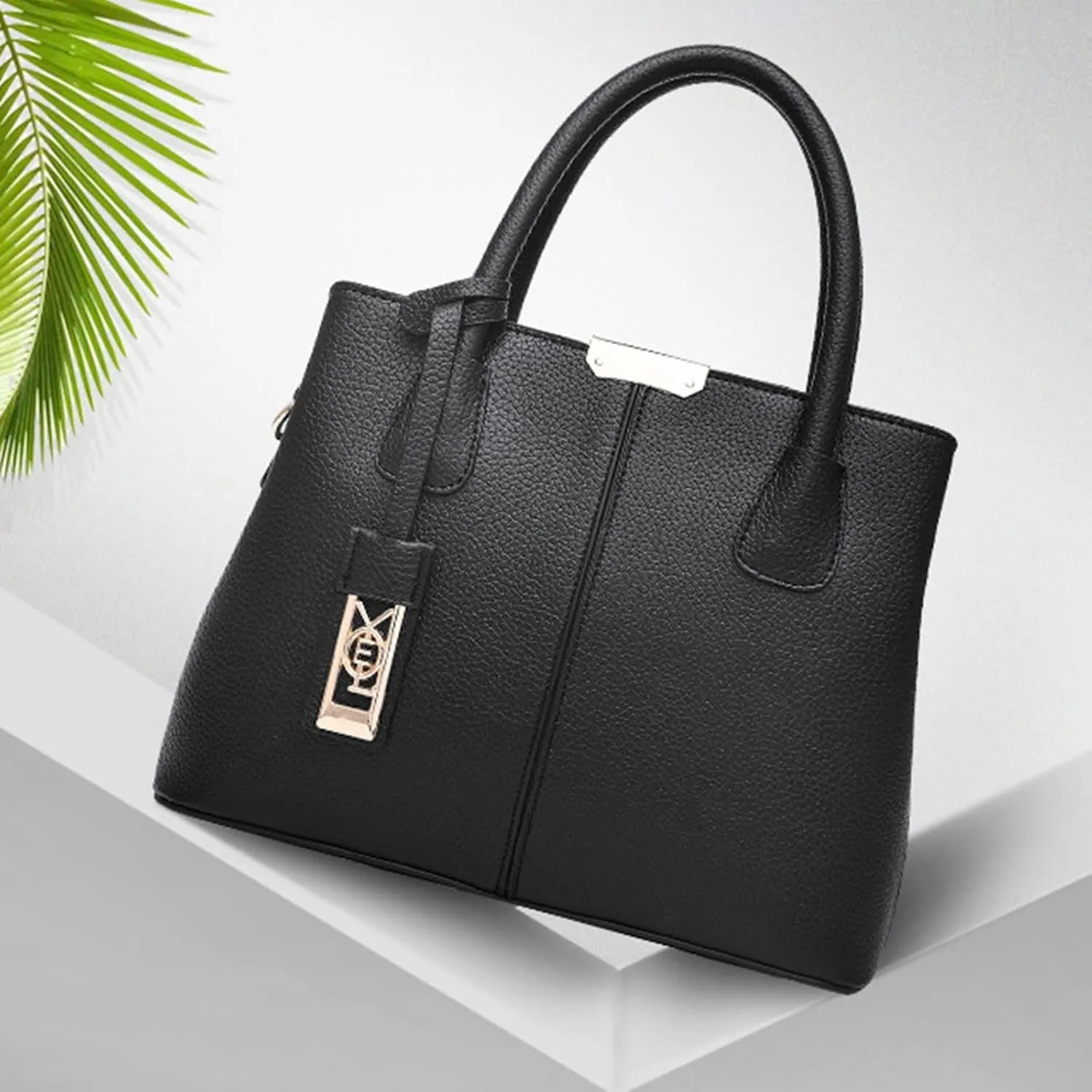 Fashion Handbag Simple Bag Large Capacity One Shoulder Women Bags Messenger Bags for Kids Girl (Black, One Size)