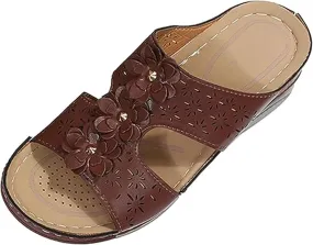 FFMA Wide Width Flip Flops Womens Orthopedic Sandals with Arch Support Shoes Sandals for Women Heels Support Shoes for Women Womens Sandal Heels