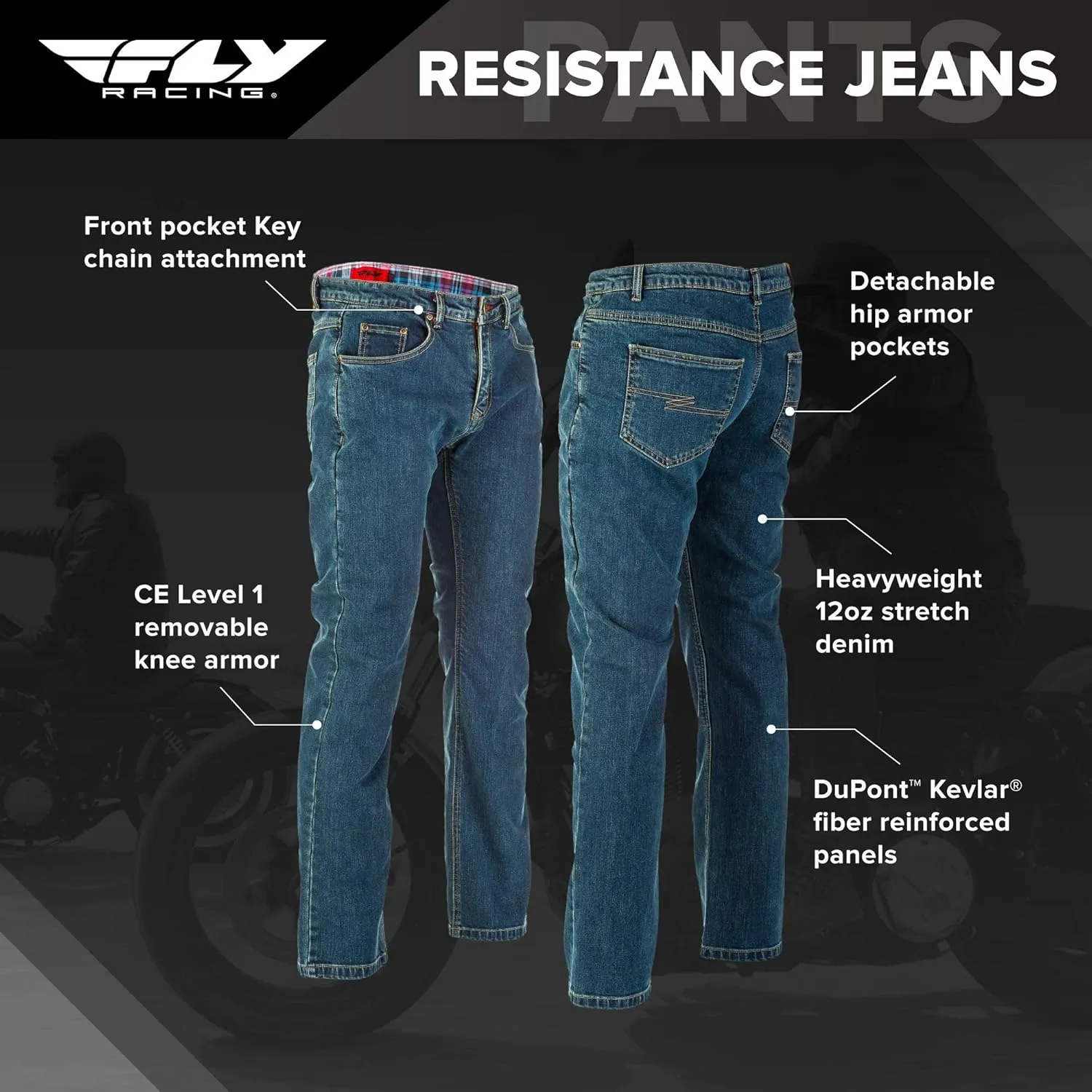 Fly Racing Street Resistance Jeans