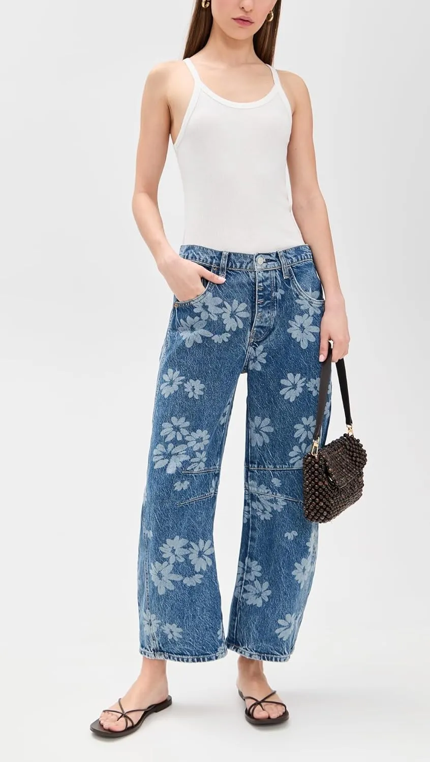 Free People womens Good Luck Printed Barrel