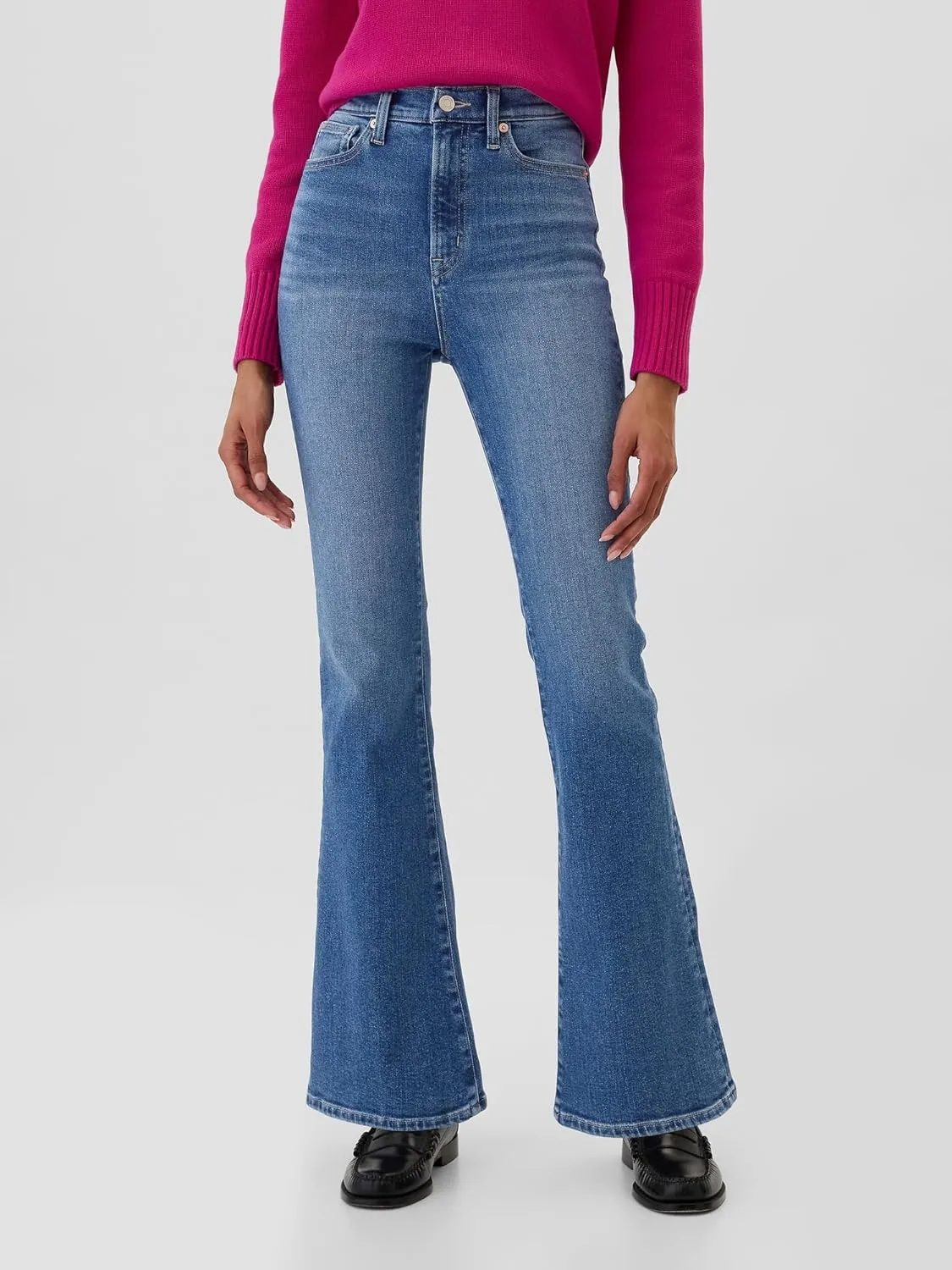 GAP Women's High Rise Flare Jeans