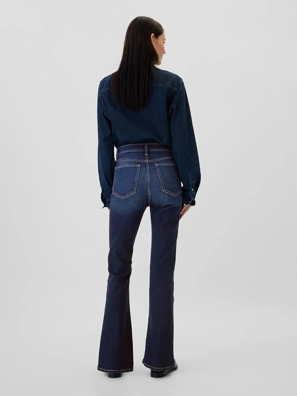 GAP Women's High Rise Flare Jeans