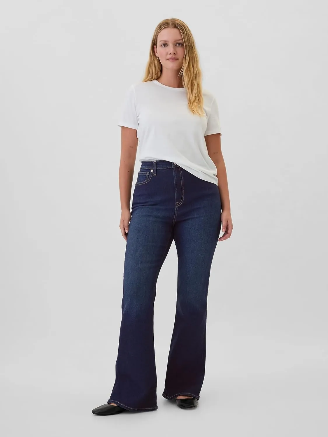 GAP Women's High Rise Flare Jeans