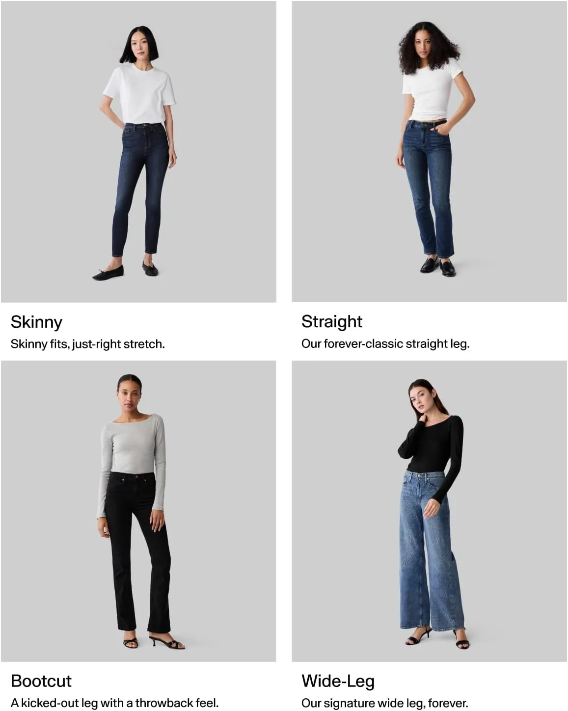 GAP Women's High Rise Straight Fit Denim Jeans