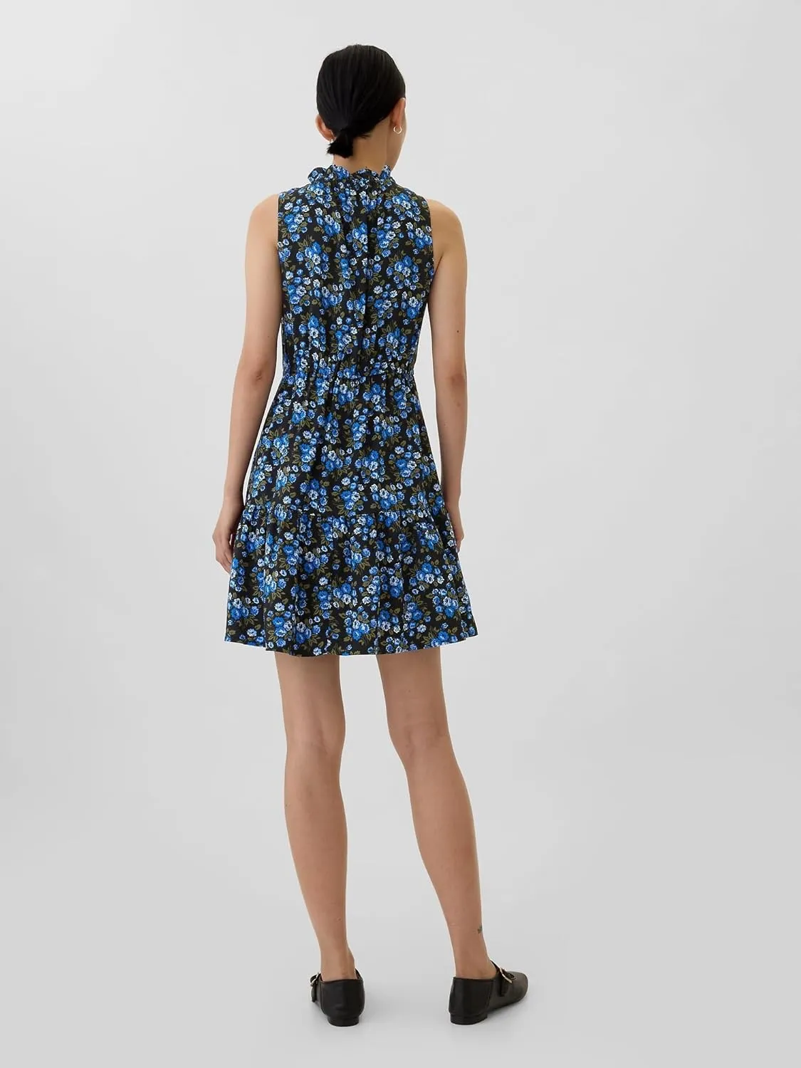 GAP Women's Sleeveless Split Neck Dress