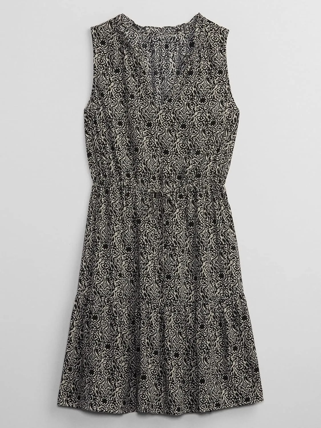 GAP Women's Sleeveless Split Neck Dress