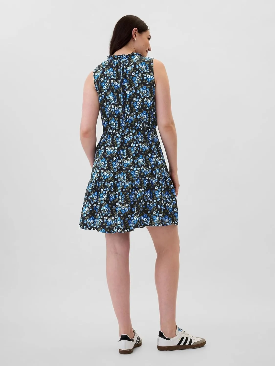 GAP Women's Sleeveless Split Neck Dress