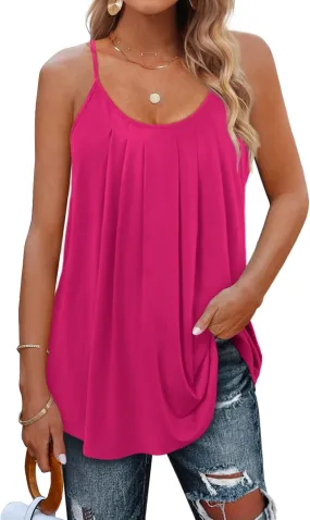 Geifa Summer Tank Tops for Women Vacation Outfits 2024 Fashion Trendy Clothes