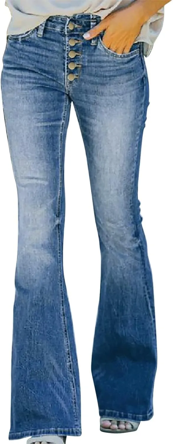 Jeans Up Trousers Womens Jeans Poket Pants Mid Casual Denim Lace Women's Jeans Jeans Womens Jeans Jeans