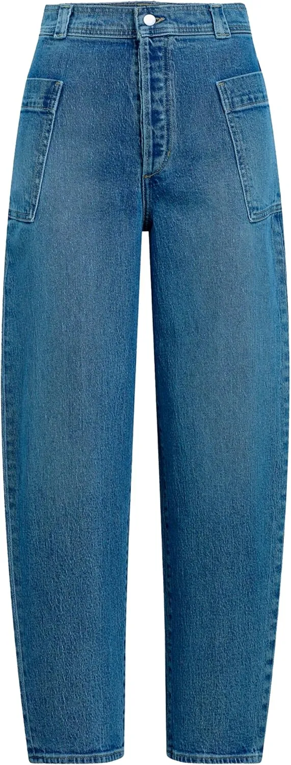 Joe's Women's The Pheobe Patch Pocket Barrel Leg Jean