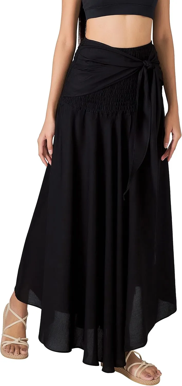 Joob Joob Long Boho Skirts for Women - Bohemian Hippie Maxi Summer Skirt