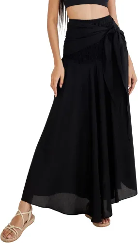 Joob Joob Long Boho Skirts for Women - Bohemian Hippie Maxi Summer Skirt