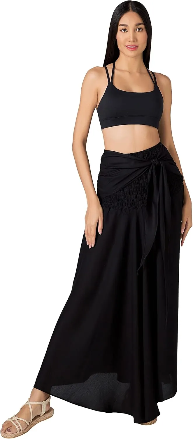 Joob Joob Long Boho Skirts for Women - Bohemian Hippie Maxi Summer Skirt