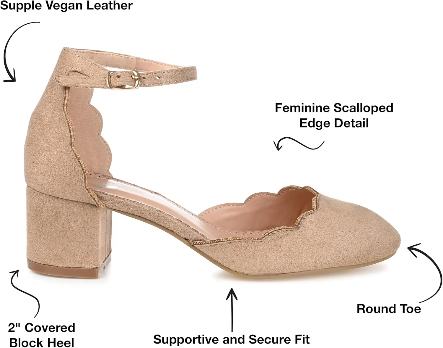 Journee Collection Womens Edna Heels