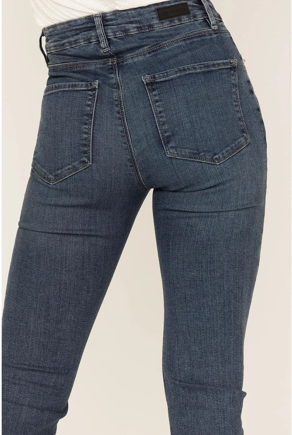 Kate-LBD1 High Rise Straight Jeans