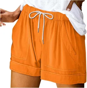 LCMTWX Womens Shorts Sports High-Waist Women's Casual Shorts Loose Pants Casual Fashion Pants Womens Shorts Denim Shorts