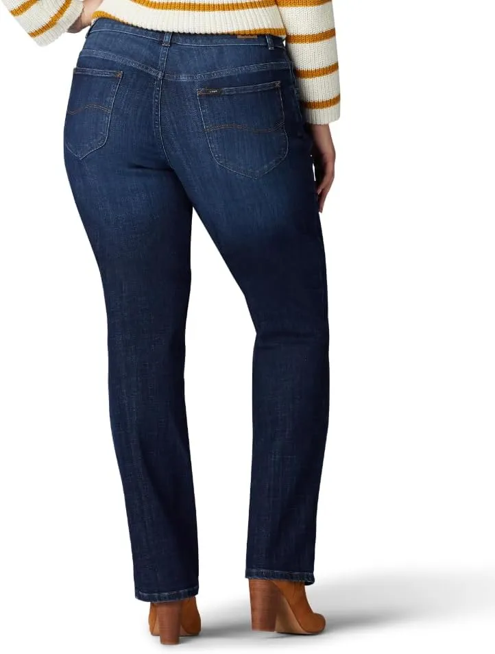LEE Women's Relaxed Fit Straight-Leg Jean