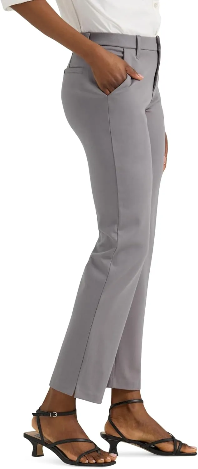 Lee Women's Ultra Lux Comfort Any Wear Side Vent Ankle Pant