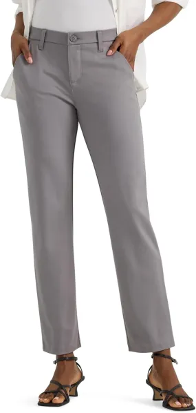 Lee Women's Ultra Lux Comfort Any Wear Side Vent Ankle Pant