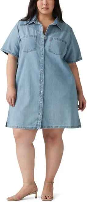 Levi's Women's Louisa Short Sleeve Denim Dress (Also Available in Plus)