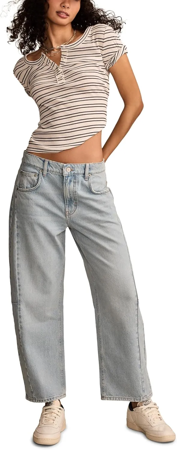 Lucky Brand Women's Barrel Leg Jeans