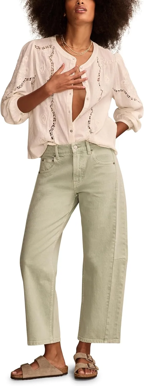 Lucky Brand Women's Barrel Leg Jeans