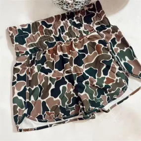 RICHTRUE Camo Boxer Shorts Women Cute Graphic Y2k Shorts Colorful Summer Bottoms 2025 Trendy