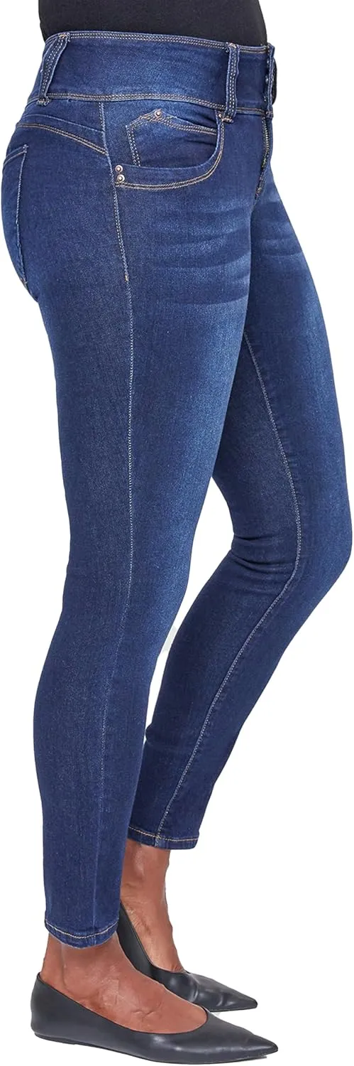 Royalty For Me Womens YMI Jeans Women's Sustainable Wannabettabutt Skinny Jeans