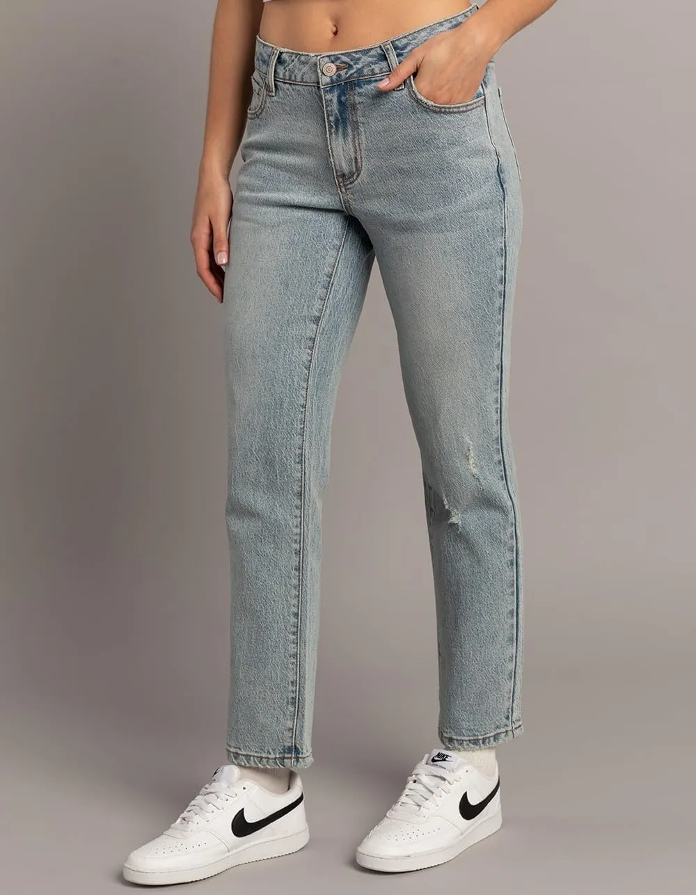 Rsq Womens Low Rise Straight Jeans