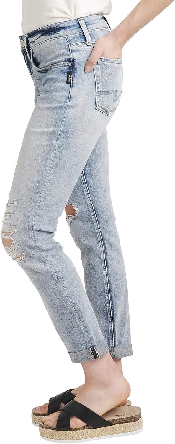 Silver Jeans Women's Sam Relaxed Boyfriend Fit Jean